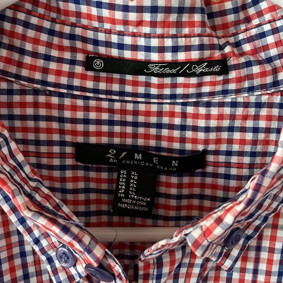 21 Men Buttoned Down Shirt Size XL - Picture 3 of 7